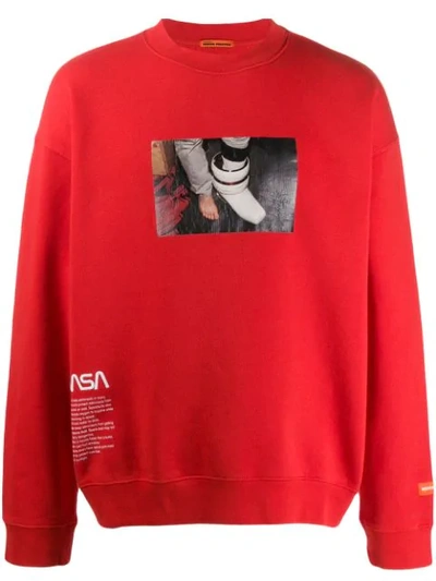 Shop Heron Preston Photographic Print Sweatshirt In Red