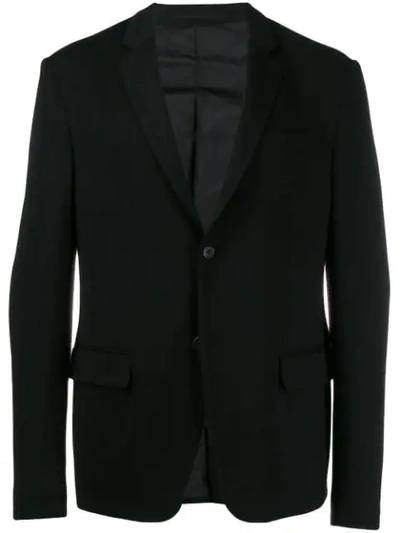 PRADA CLASSIC SINGLE-BREASTED BLAZER - 黑色