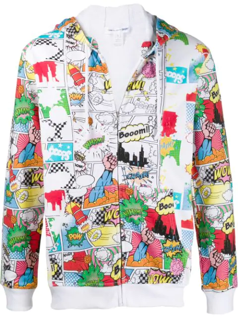 comme des garçons zip hoodie