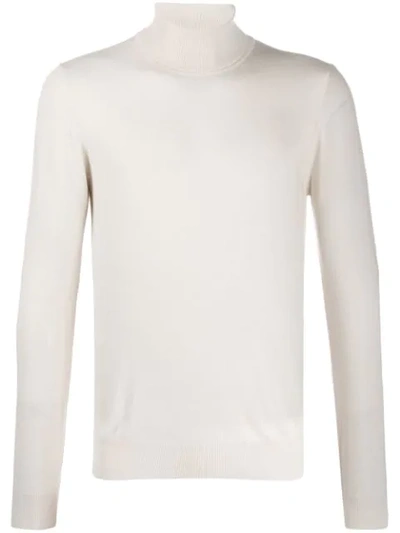 Shop J. Lindeberg Lyd Turtleneck Jumper In White