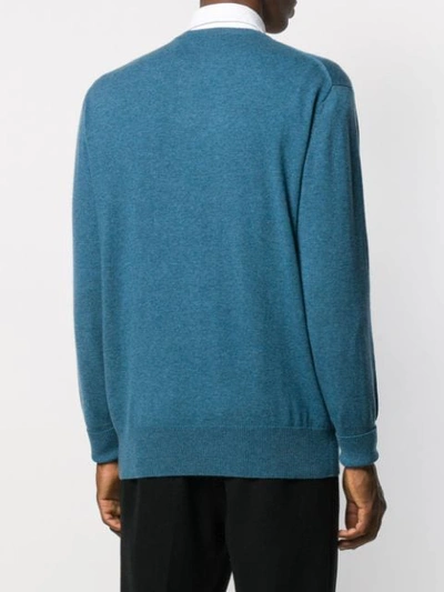 Shop N•peal 'the Oxford' Pullover In Blue