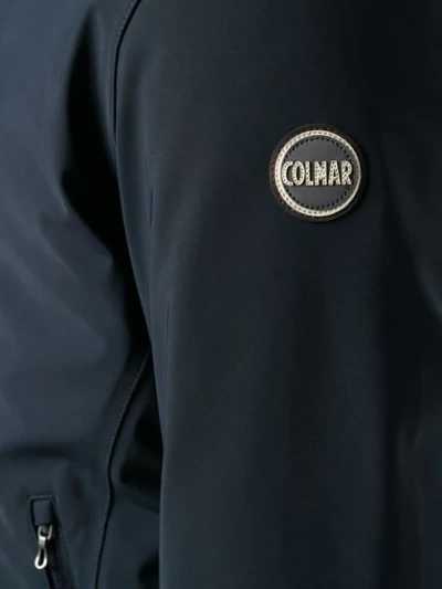Shop Colmar Zipped Hooded Jacket - Blue