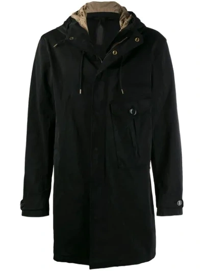 TEN C CYCLONE COAT - 黑色