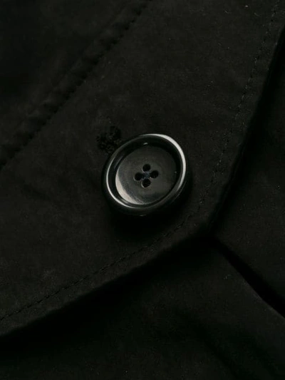 Ten C Cyclone Parka Coat In Black