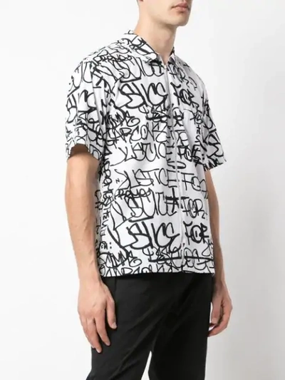 Shop Supreme X Cdg Graphic Print Shirt In White