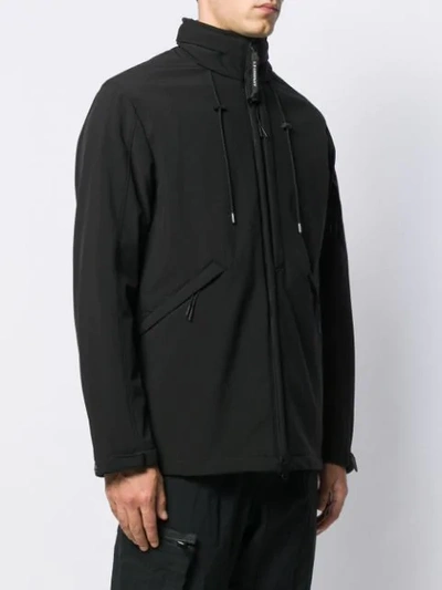 Shop C.p. Company Zip Lightweight Jacket In Black