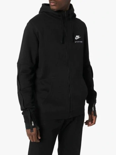 Shop Nike X1017 Alyx 9sm Zip-sleeve Jacket In Black