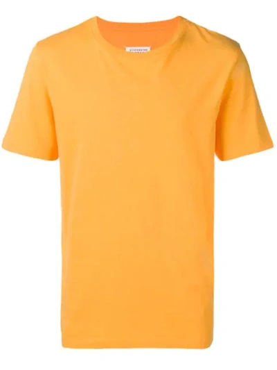 Shop Maison Margiela Crewneck T-shirt - Orange
