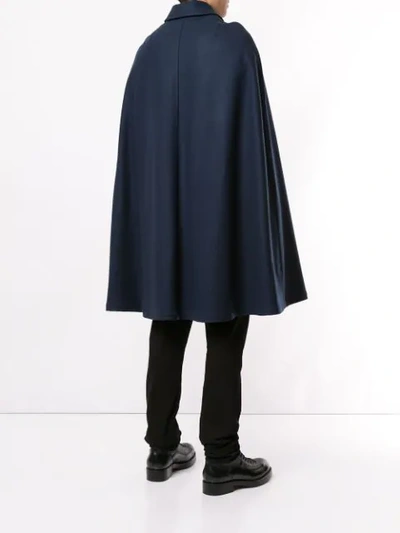 Shop Faith Connexion Logo Cape In Blue