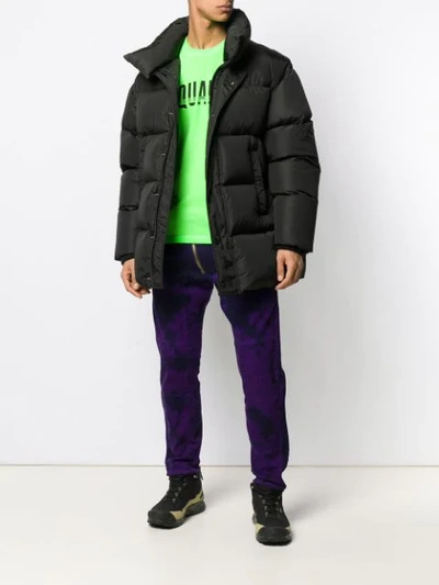DSQUARED2 羽绒夹克 - 黑色