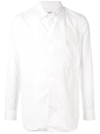 Shop Yohji Yamamoto Chest Pocket Shirt In White