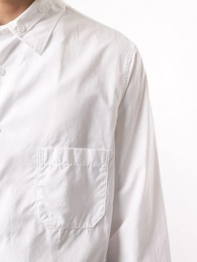 Shop Yohji Yamamoto Chest Pocket Shirt In White