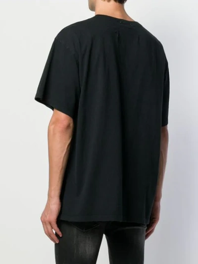 Shop Rhude Logo Print T-shirt In Black