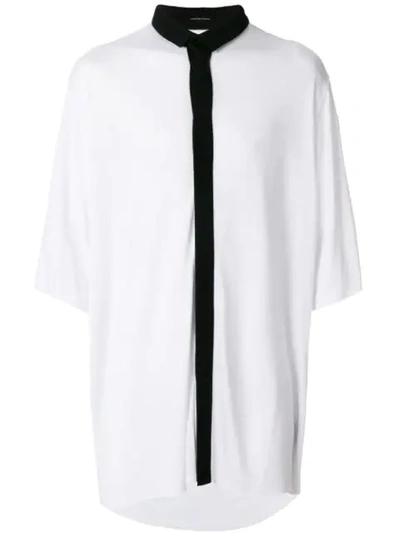 Shop Unconditional Tailback Half Sleeve Shirt In White