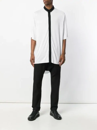 Shop Unconditional Tailback Half Sleeve Shirt In White