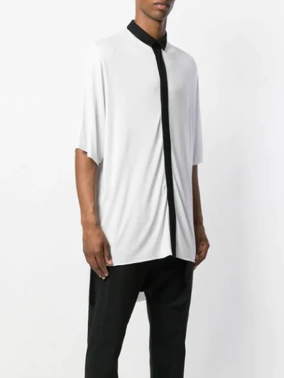 Shop Unconditional Tailback Half Sleeve Shirt In White