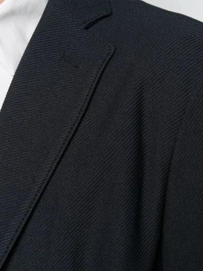 Shop Emporio Armani Tailored Blazer Jacket In Black