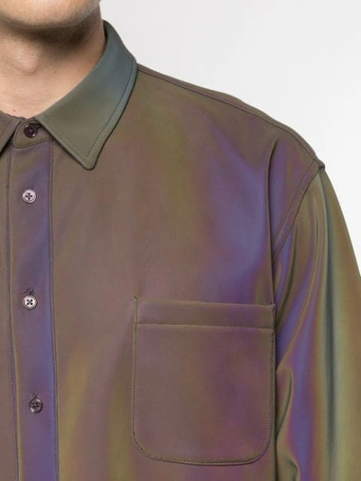 Shop Sies Marjan Sander Reflective Shirt In Purple
