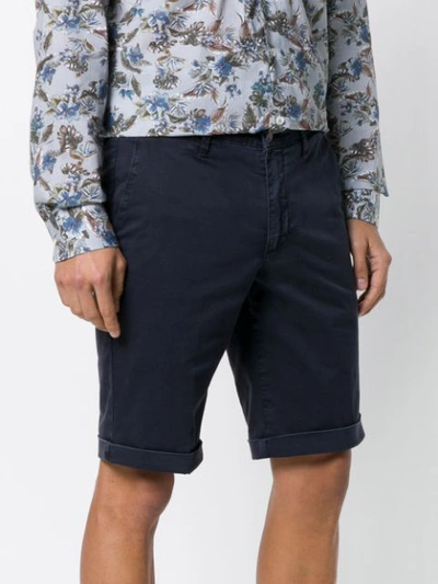Shop Briglia 1949 Denim Shorts - Blue