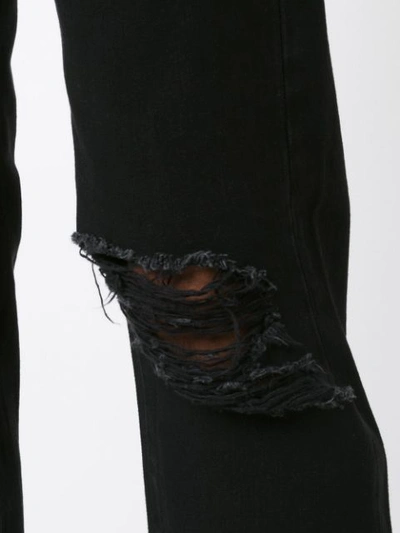 Shop 321 Ripped Detail Jeans - Black