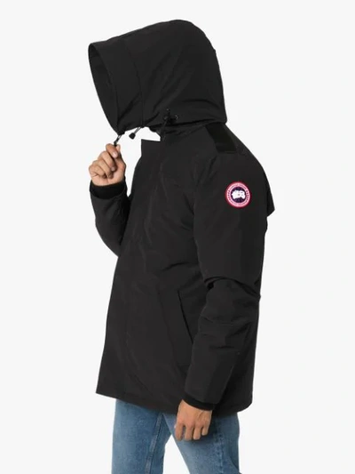 Shop Canada Goose Garibaldi Hooded Parka In Black