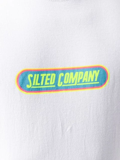 Shop The Silted Company Logo Print T-shirt In White