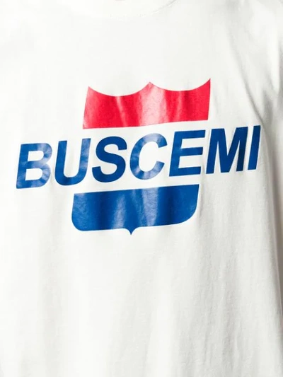 Shop Buscemi T-shirt Mit Retro-logo In White
