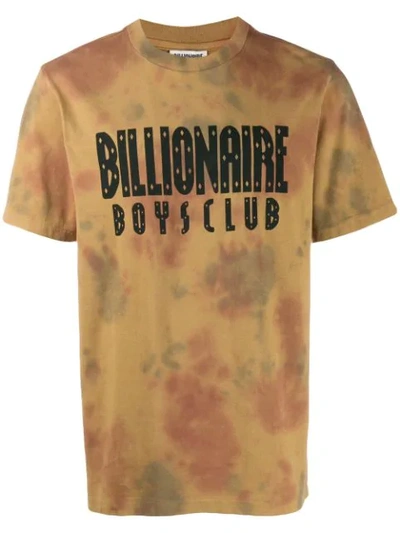 Shop Billionaire Boys Club Tie-dye T-shirt In Brown