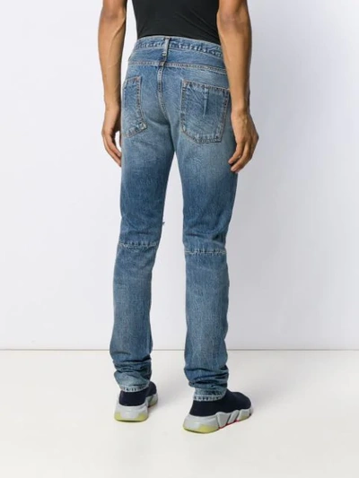 Shop Ben Taverniti Unravel Project Vintage Chaos Jeans In Blue