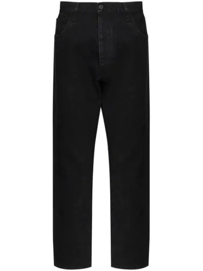 Shop Prada Slim-fit Denim Jeans In Black