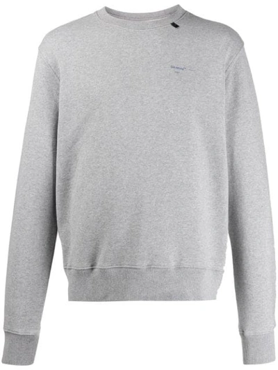 Shop Off-white Arrows Print Sweatshirt In Grey