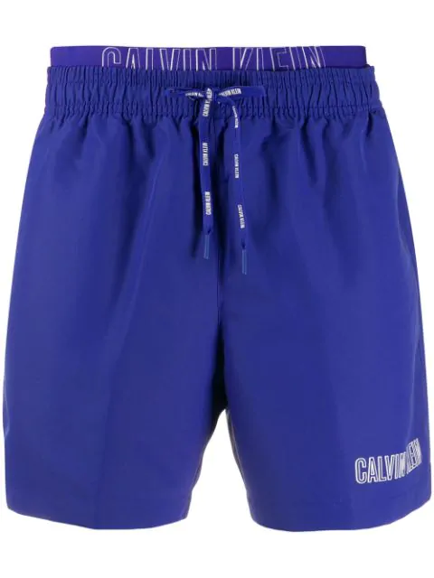 blue calvin klein swim shorts