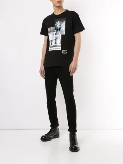 Shop Versace Jeans 15/a T-shirt In Black