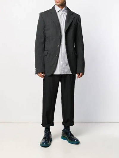 JUNYA WATANABE MAN WIDE LEG TAILORED TROUSERS - 黑色