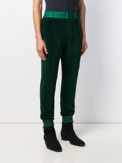 HAIDER ACKERMANN JOGGING TROUSERS - 绿色