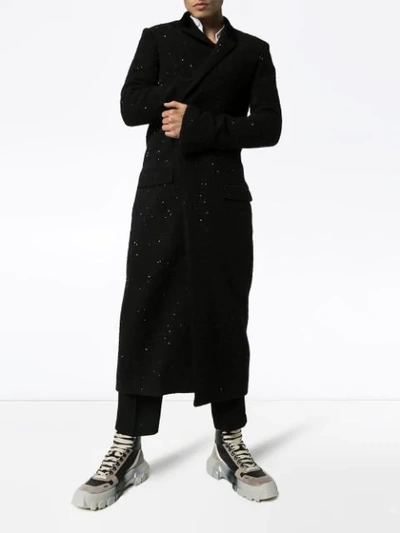 Shop Haider Ackermann Single-breasted Oversized Coat In Black