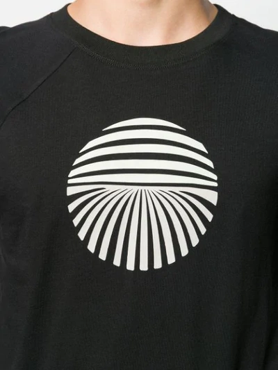 Shop Damir Doma Printed Cotton T-shirt In Black