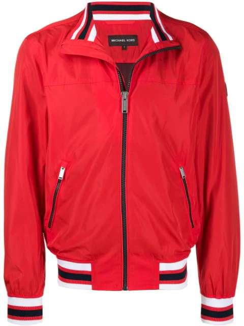 michael kors jacket red