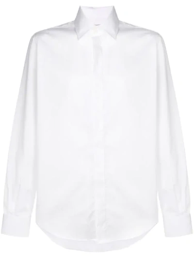 Shop Maison Margiela Classic Concealed Buttons Shirt In White