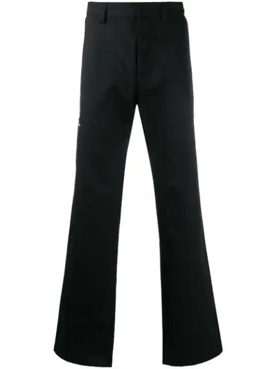 Shop Affix Regular Trousers In Black