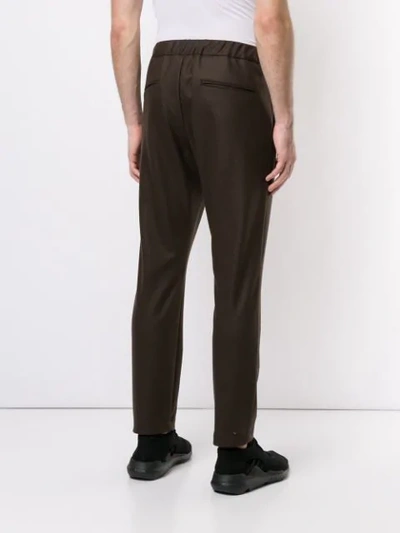 Shop Attachment Drawstring Waist Trousers In Brown