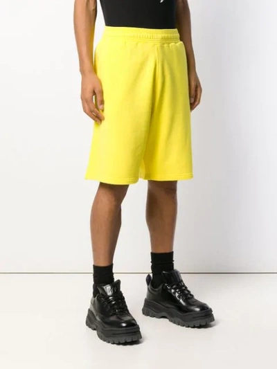 Shop Givenchy Rainbow Shorts In Yellow