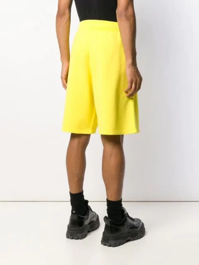 Shop Givenchy Rainbow Shorts In Yellow