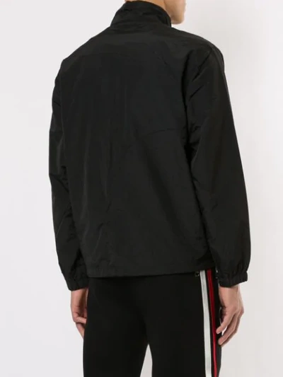 Shop Supreme Corner Arc Half-zip Pullover In Black