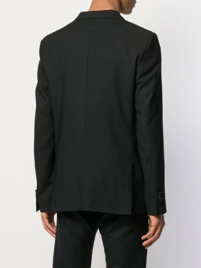 Shop Ami Alexandre Mattiussi Lined Two Buttons Jacket In Black