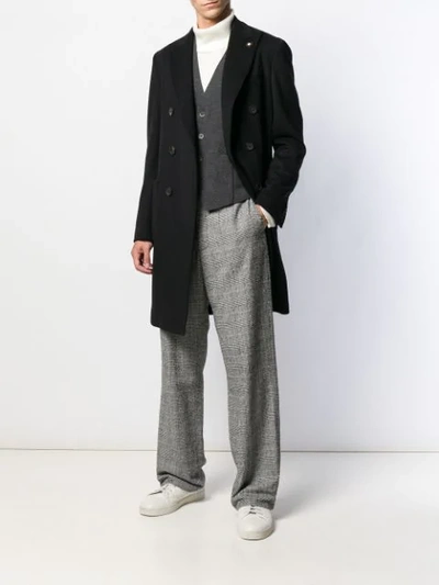 Shop Barena Venezia Buttoned Waistcoat In Grey