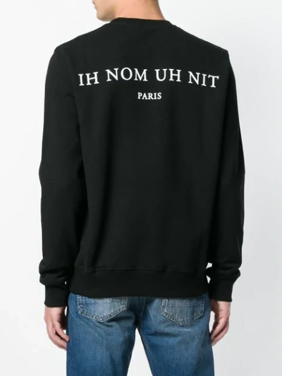 Shop Ih Nom Uh Nit Affresco Sweatshirt In Black