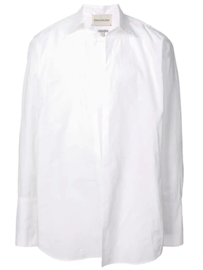 Shop Ludovic De Saint Sernin Puff Sleeve Shirt - White
