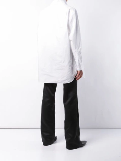 Shop Ludovic De Saint Sernin Puff Sleeve Shirt - White