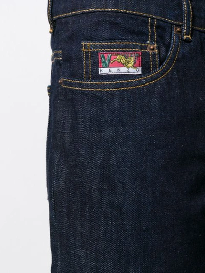 Shop Kenzo Straight-leg Jeans In Blue